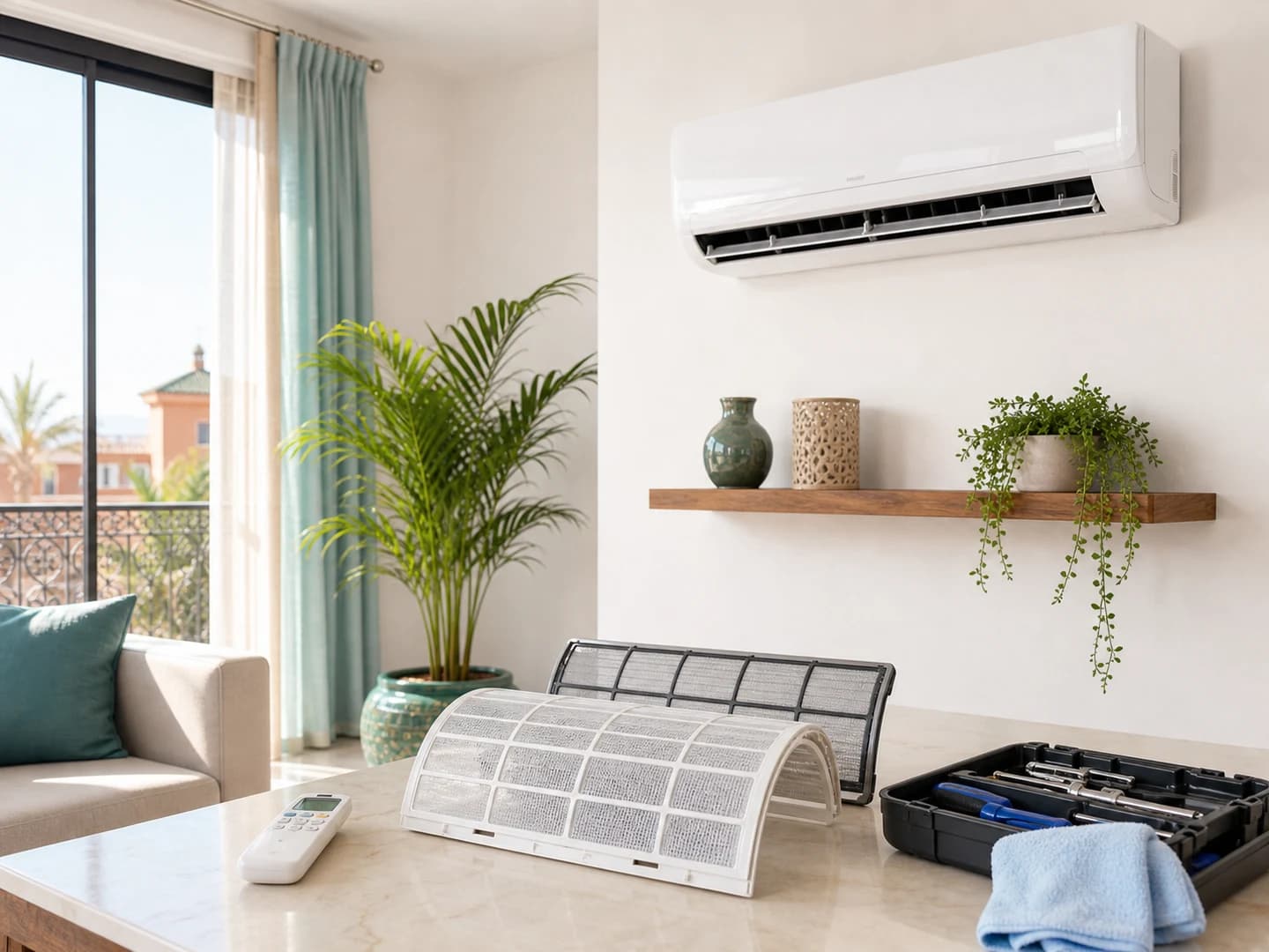 Illustration d'un service de climatisation