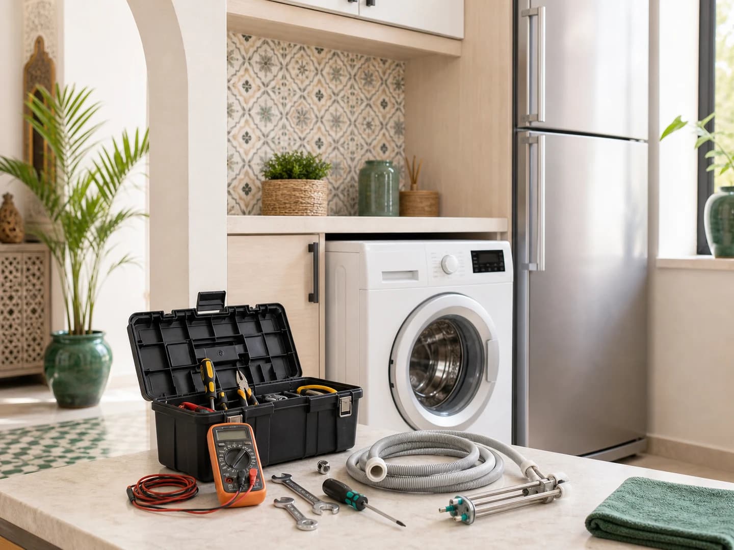 Illustration d'un service de électroménager