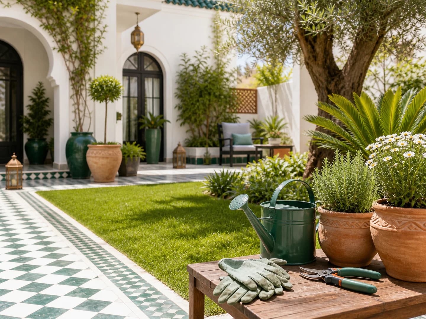 Illustration d'un service de jardinage
